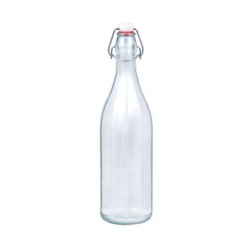 Купить Стеклянная бутылка «Дарья-Грань» 1 л с механической крышкой в Волгограде